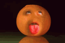 Orange Tongue Out GIF