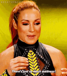 Wwe Becky Lynch GIF - Wwe Becky Lynch Theres Just So Much Madness GIFs
