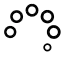 a black and white image of a circle with circles in it .