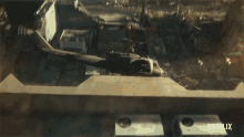 Helicopter Army Of The Dead GIF - Helicopter Army Of The Dead Going Down GIFs