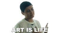 Art Is Life Nelly Furtado Sticker - Art Is Life Nelly Furtado Life Is Art Stickers