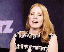 Jessica Chastain Tongue Out GIF - Jessica Chastain Tongue Out Exhale GIFs