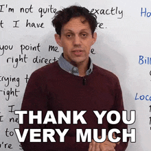 Thank You Very Much Benjamin GIF - Thank You Very Much Benjamin Engvid GIFs