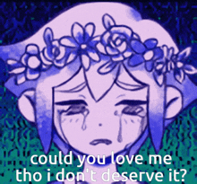 Omori Could You Love Me GIF - Omori Could You Love Me I Dont Deserve It GIFs