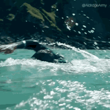 Swimming Ben Aldridge GIF
