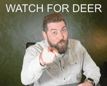 Watch For Deer Jesse Wiser GIF - Watch For Deer Jesse Wiser Wiser Living GIFs