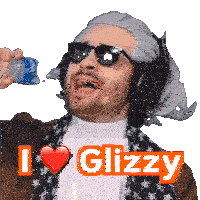 I Love Glizzy Benjammins Sticker - I Love Glizzy Glizzy Benjammins Stickers