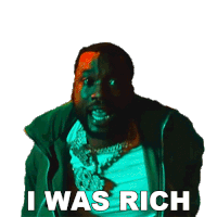 I Was Rich Meek Mill Sticker - I Was Rich Meek Mill Blue Notes2song Stickers