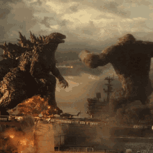 Godzilla Kong GIF - Godzilla Kong Vs GIFs