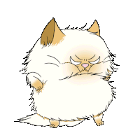 Angry Cat Persian Cat Sticker - Angry Cat Persian Cat Prince The Cat Stickers