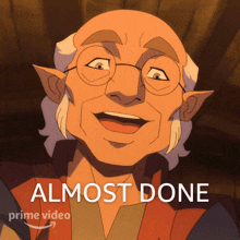 Almost Done Wilhand Trickfoot GIF - Almost Done Wilhand Trickfoot The Legend Of Vox Machina GIFs