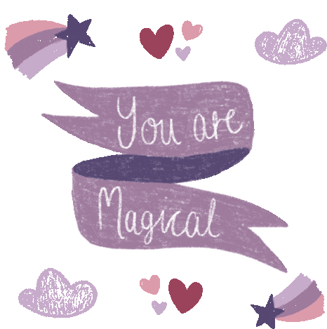 Heart You Are Magical Sticker - Heart You Are Magical Thankful For You Stickers