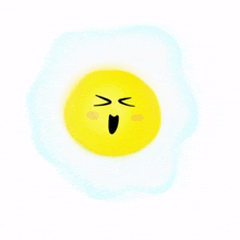 egg cute fried egg excited