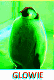 Glowie Penguin GIF - Glowie Penguin Green GIFs