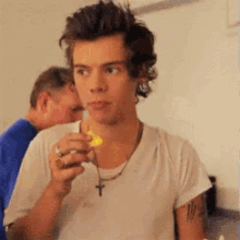 Harry Styles Eating GIF