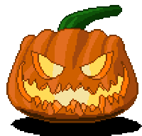 Pumpkin Jack O Lantern Sticker - Pumpkin Jack O Lantern Pixel Stickers