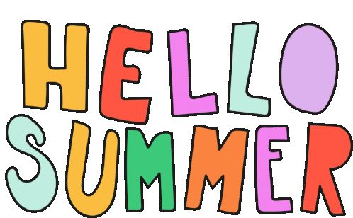 Hello Summer Sticker - Hello Summer Stickers