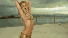 Shakira Loca Belly Roll GIF
