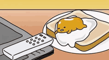 Reaching For The Remote GIF - Gudetama Lazy Males GIFs