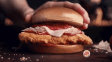 Burger King Chicken Parmesan Sandwich GIF - Burger King Chicken Parmesan Sandwich Bun GIFs