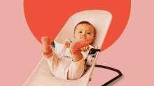 Baby Bouncer Chair GIF - Baby Bouncer Chair Baby Bouncer GIFs