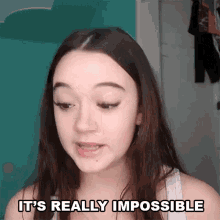 Its Really Impossible Fionafrills GIF - Its Really Impossible Fionafrills Not Possible GIFs