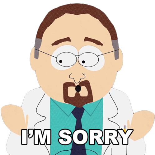 Im Sorry Dr Larry Sticker - Im Sorry Dr Larry South Park Stickers