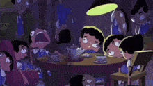 a cartoon character from phineas and ferb shows a thumbs up sign
