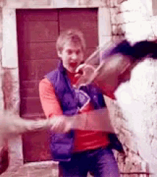 Doctor Who Fight Me GIF - Doctor Who Fight Me Broom GIFs