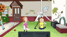 So Shake That Ass! - Rick And Morty GIF - Rick And Morty Shake That Ass Dancing GIFs