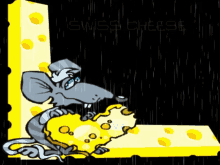 Rainy Day Cheese GIF - Rainy Day Cheese Mouse GIFs