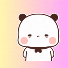 a cartoon of a bear with a bow tie and the word spirit below it