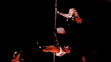 Gymnatics Pole Dancing GIF - Gymnatics Pole Dancing Madonna GIFs