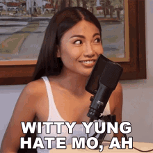 Witty Yung Hate Mo Ah Michelle Dy GIF - Witty Yung Hate Mo Ah Michelle Dy Wil Dasovich Superhuman GIFs