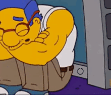 Simpsons Buff Milhouse GIF - Simpsons Buff Milhouse GIFs