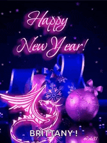 Happy New Year Pink GIF - Happy New Year Pink 2019 GIFs