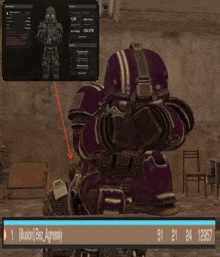 a screenshot of a video game with the number 1 on the bottom right
