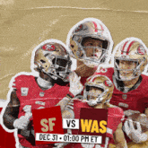 Washington Commanders Vs. San Francisco 49ers Pre Game GIF - Nfl National Football League Football League GIFs