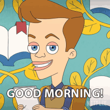 Good Morning Andrew GIF - Good Morning Andrew Big Mouth GIFs