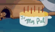 Tom And Jerry Happy Birthday GIF - Tom And Jerry Happy Birthday Cake GIFs