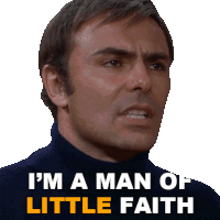 I'M A Man Of Little Faith Roper Sticker - I'M A Man Of Little Faith Roper John Saxon Stickers