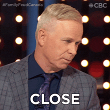 Close Gerry Dee GIF - Close Gerry Dee Family Feud Canada GIFs