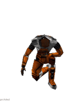 a video game character with the word protokol at the bottom of the image
