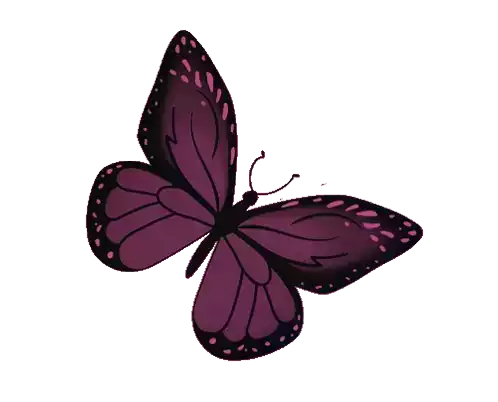 Butterfly Purple Butterfly Sticker - Butterfly Purple Butterfly Freedom Stickers