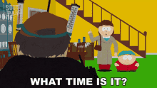 What Time Is It Eric Cartman GIF - What Time Is It Eric Cartman Liane Cartman GIFs