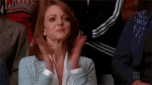 glee emma clapping clap approval