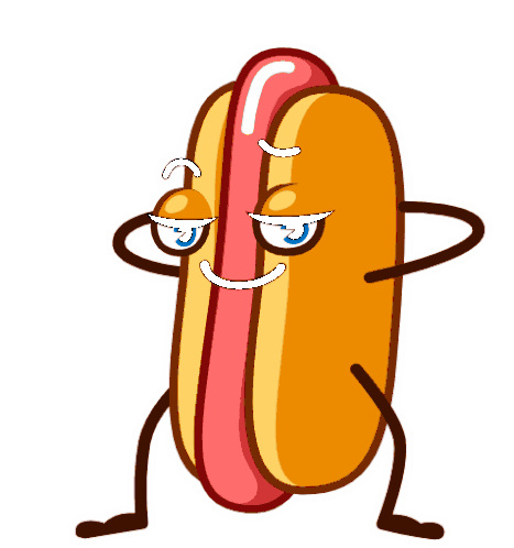 Hot Dog Sticker - Hot Dog Stickers