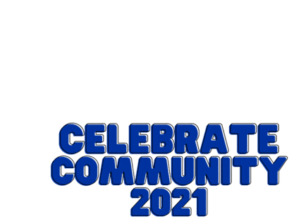 Celebrate Community2021 Kiwanis International Sticker - Celebrate Community2021 Kiwanis International Lions Clubs International Stickers