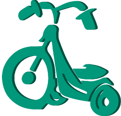 Tricicloband Logo Sticker - Tricicloband Logo Bike Stickers