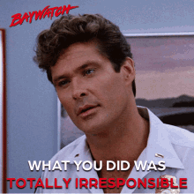 What You Did Was Totally Irresponsible GIF